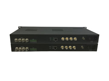 China ASI Fiber Extender with 4-ch audio,1-ch data, 1-ch Ethernet supplier